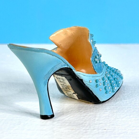 RARE Vintage 80's Beautifully Detailed High Heel Shoe Resin Figure Figurine - Picture 4 of 6